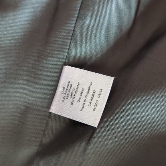 Talbots Black and White Plaid Blazer Houndstooth - Picture 10 of 10